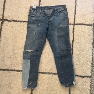 Levi patchwork denim